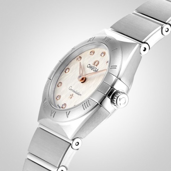 replica omega constellationquartz silver stainless steel watch o13110256052001 uk