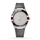 Replica Omega Constellationautomatic Grey Leather Watch O13123412106001 Uk