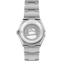 omega constellationquartz pink stainless steel watch o13110286011001 uk