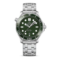 Omega Seamasterautomatic Green Stainless Steel Watch O21030422010001 Uk