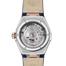 Omega Constellation Automatic Blue Leather Watch Omega Constellation Automatic Blue Leather Watch