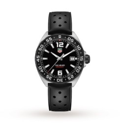 tag heuer formula 1quartz black rubber watch waz1110.ft8023 uk