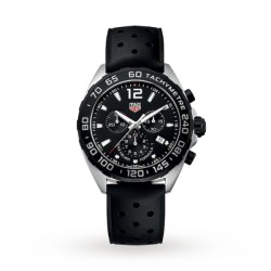 tag heuer formula 1quartz black rubber watch caz1010.ft8024 uk