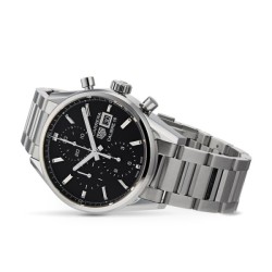 tag heuer carreraautomatic black stainless steel watch cbk2110.ba0715 uk