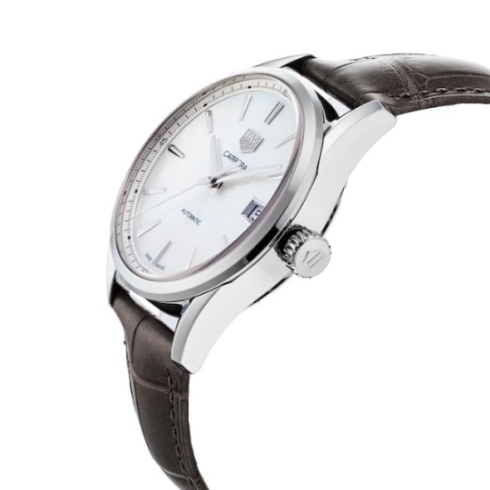 Replica Tag Heuer Carreraautomatic Mother Of Pearl Leather Watch Wbk2311.Fc8258 Uk