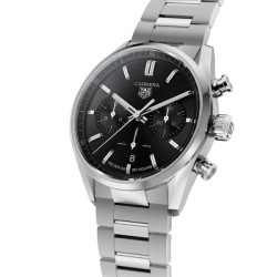 tag heuer carreraautomatic black stainless steel watch cbn2010.ba0642 uk