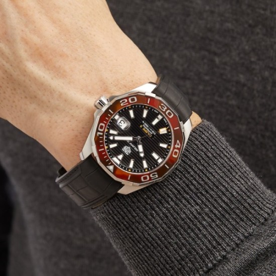 replica tag heuer aquaracerautomatic black rubber watch way201n.ft6177 uk
