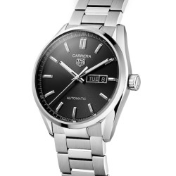 tag heuer carreraautomatic black stainless steel watch wbn2010.ba0640 uk