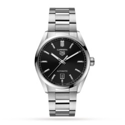tag heuer carreraautomatic black stainless steel watch wbn2110.ba0639 uk