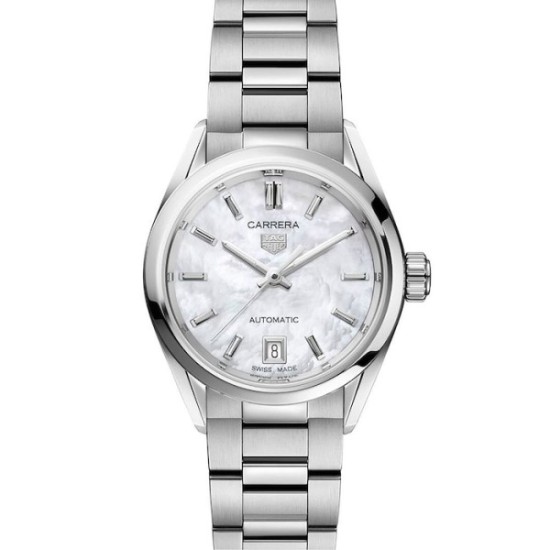 Replica Tag Heuer Carreraautomatic Mother Of Pearl Stainless Steel Watch Wbn2410.Ba0621 Uk
