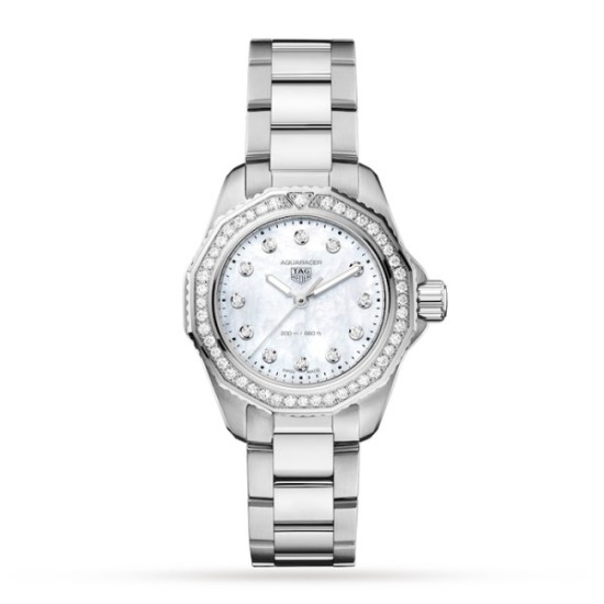 replica tag heuer aquaracerquartz white stainless steel watch wbp1417.ba0622 uk