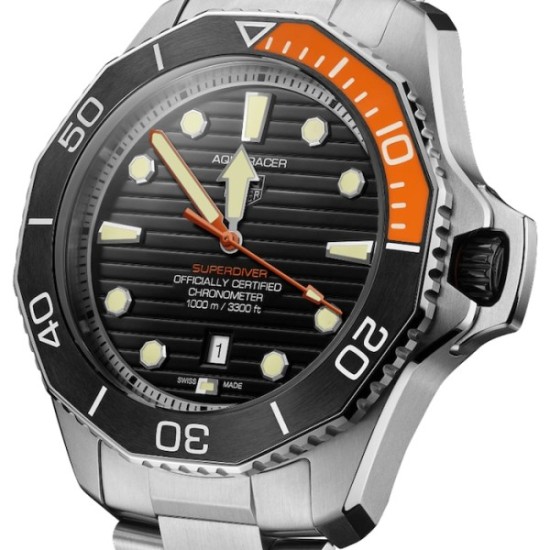 replica tag heuer aquaracerautomatic black titanium watch wbp5a8a.bf0619 uk