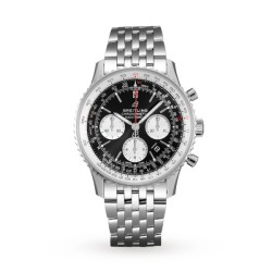 breitling navitimerautomatic black stainless steel watch ab0121211b1a1 uk