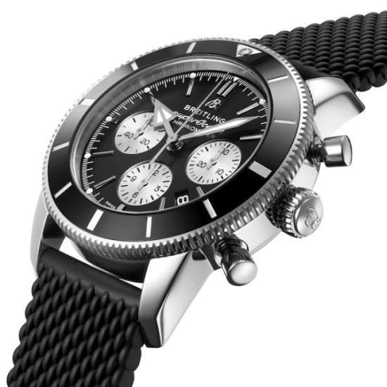 Replica Breitling 3633 24022642 Buddha Luxury Replica Breitling Superocean Heritage Automatic Black Rubber Watch - 3633 - Buddha Luxury