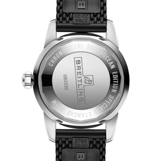 Replica Breitling Superocean Heritage Automatic Black Rubber Watch - 3650 - Buddha Luxury