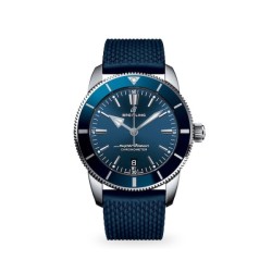 Breitling Superocean Heritageautomatic Blue Rubber Watch Ab2030161C1S1 Uk