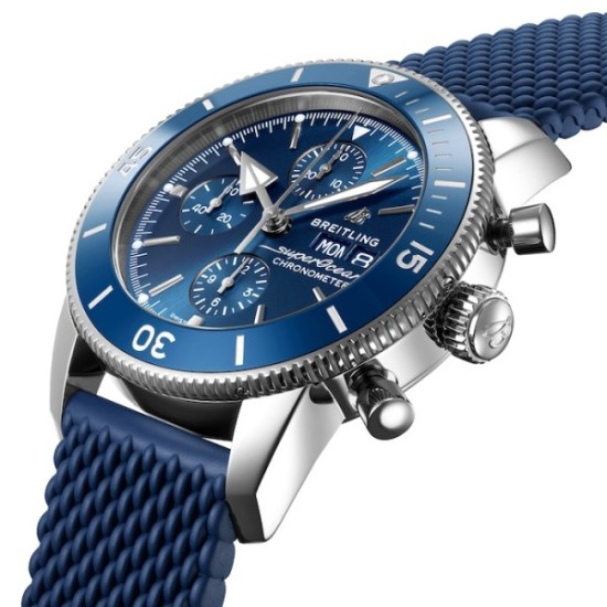 Replica Breitling 3593 24022622 Buddha Luxury Replica Breitling Superocean Heritage Automatic Blue Rubber Watch - 3593 - Buddha Luxury