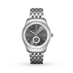 Breitling Premierautomatic Grey Leather Watch A37340351B1A1 Uk