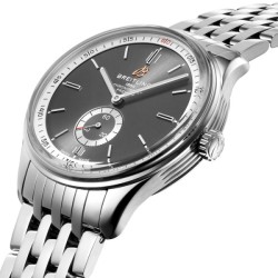 Breitling Premierautomatic Grey Leather Watch A37340351B1A1 Uk Breitling Premierautomatic Grey Leather Watch A37340351B1A1 Uk