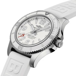 Breitling Superocean Automatic White Rubber Watch Breitling Superocean Automatic White Rubber Watch