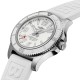 Replica Breitling Superocean Automatic White Rubber Watch - 3527 - Buddha Luxury
