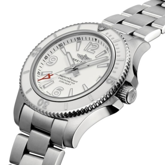 Replica Breitling Superocean Automatic White Watch 01 - 3552 - Buddha Luxury