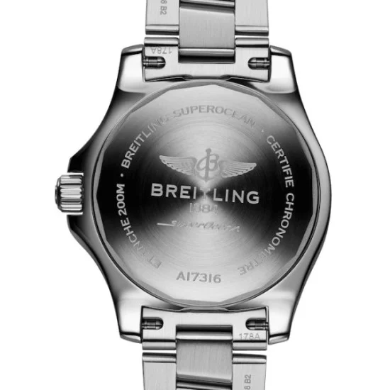 Replica Breitling Superocean Automatic White Watch 01 - 3552 - Buddha Luxury