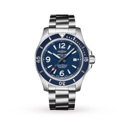 Breitling Superoceanautomatic Blue Stainless Steel Watch A17367D81C1A1 Uk