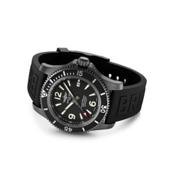 breitling superoceanautomatic black rubber watch m17368b71b1s1 uk