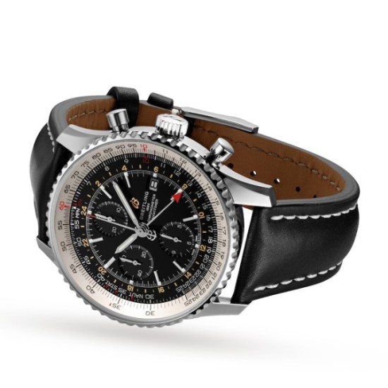 Replica Breitling Navitimerautomatic Black Leather Watch A24322121B2X1 Uk