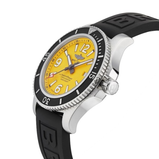 Super Clone Replica Breitling Superocean Automatic Yellow Rubber Watch 1:1 - UK Super Clone Replica Breitling Superocean Automatic Yellow Rubber Watch 1:1 - UK