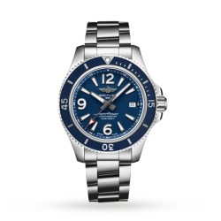 Breitling Superoceanautomatic Blue Stainless Steel Watch A17366D81C1A1 Uk