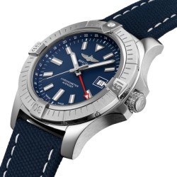 breitling avengerautomatic blue leather watch a32395101c1x2 uk