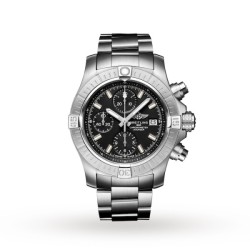 breitling avengerautomatic black stainless steel watch a13385101b1a1 uk