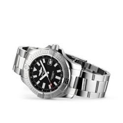 breitling avengerautomatic black stainless steel watch a17318101b1a1 uk