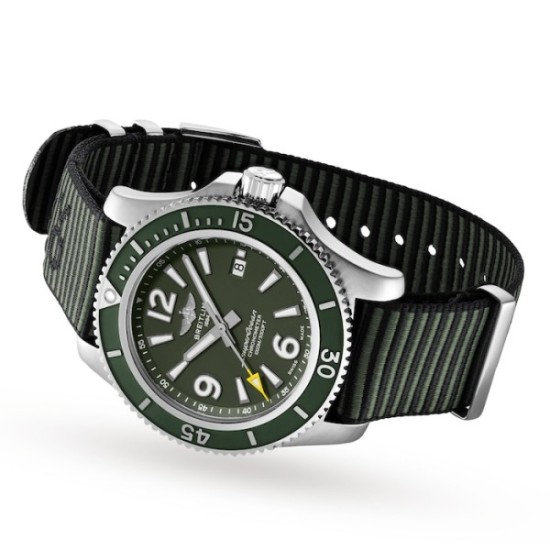 Replica Breitling Superoceanautomatic Green Nylon Watch A17367A11L1W1 Uk