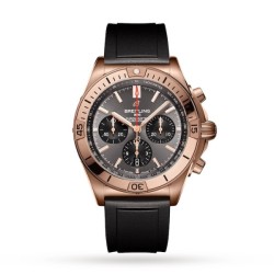 breitling chronomatautomatic grey rubber watch rb0134101b1s1 uk