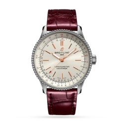 Breitling Navitimerautomatic Silver Crocodile Watch A17395F41G1P1 Uk