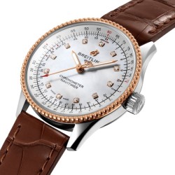 Breitling Navitimerautomatic Mother Of Pearl Crocodile Watch U17395211A1P1 Uk Breitling Navitimerautomatic Mother Of Pearl Crocodile Watch U17395211A1P1 Uk