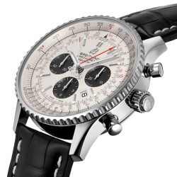 Breitling Navitimerautomatic Silver Alligator Watch Ab0311211G1P2 Uk Breitling Navitimerautomatic Silver Alligator Watch Ab0311211G1P2 Uk