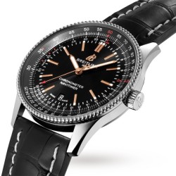 breitling navitimerautomatic black stainless steel watch a17326241b1p1 uk