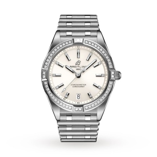 Replica Breitling Chronomatquartz Silver Stainless Steel Watch A77310591A1A1 Uk