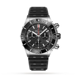 breitling chronomatautomatic grey rubber watch ab0136251b2s1 uk