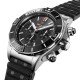 replica breitling chronomatautomatic grey rubber watch ab0136251b2s1 uk