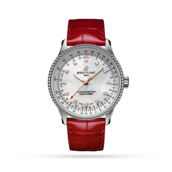 Replica Breitling Navitimerautomatic Mother Of Pearl Leather Watch A17395211A1P6 Uk