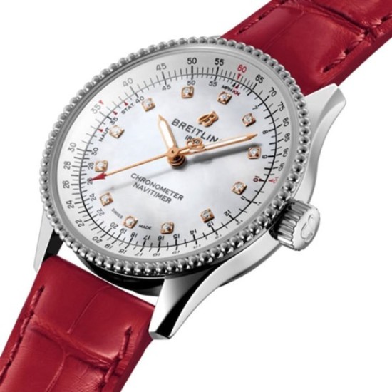 Replica Breitling Navitimerautomatic Mother Of Pearl Leather Watch A17395211A1P6 Uk