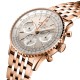 Replica Breitling Navitimerautomatic Silver 18Ct Rose Gold Watch Rb0139211G1R1 Uk