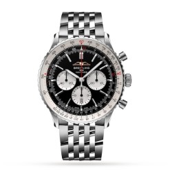 breitling navitimerautomatic black stainless steel watch ab0137211b1a1 uk