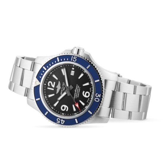 replica breitling superoceanautomatic black stainless steel watch a173678a1b1a1 uk
