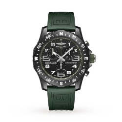 breitling endurance proquartz black rubber watch x82310d31b1s1 uk